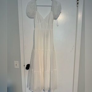 Lulus white midi dress